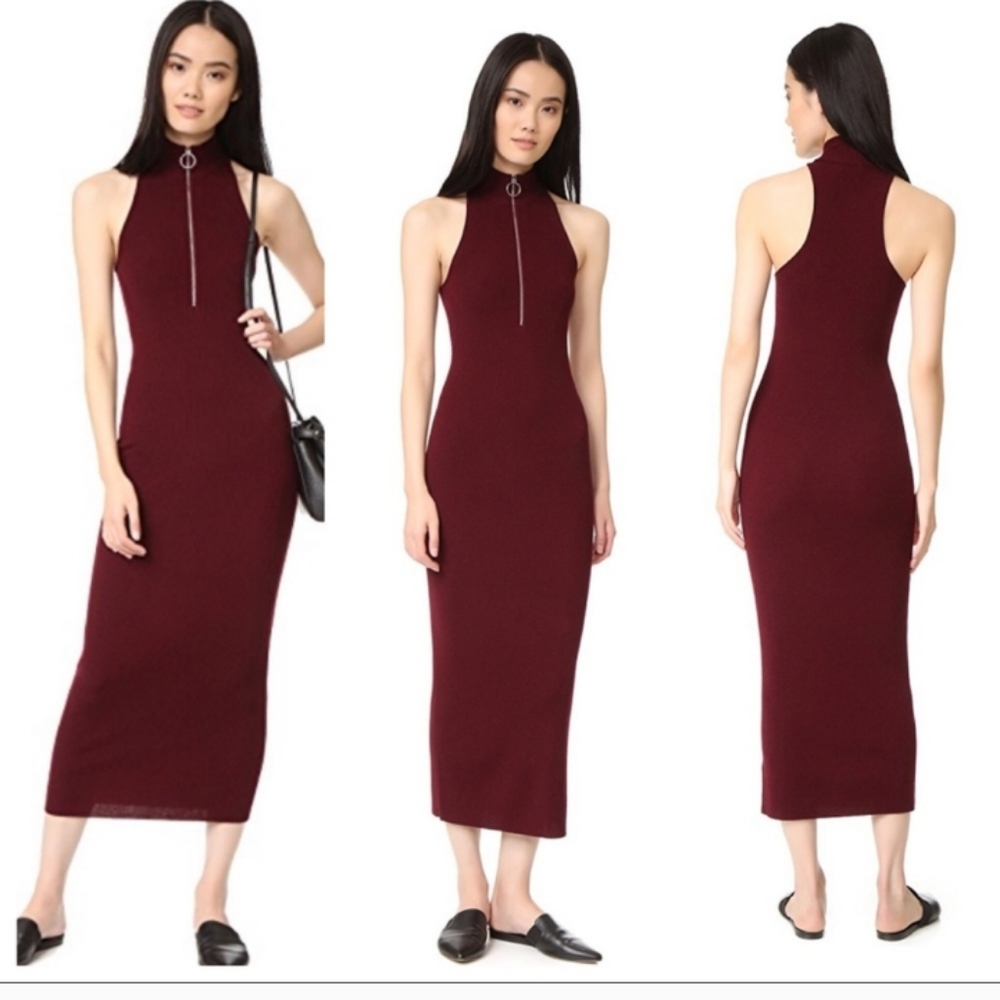 A.L.C. Maroon Logan Dress‎
